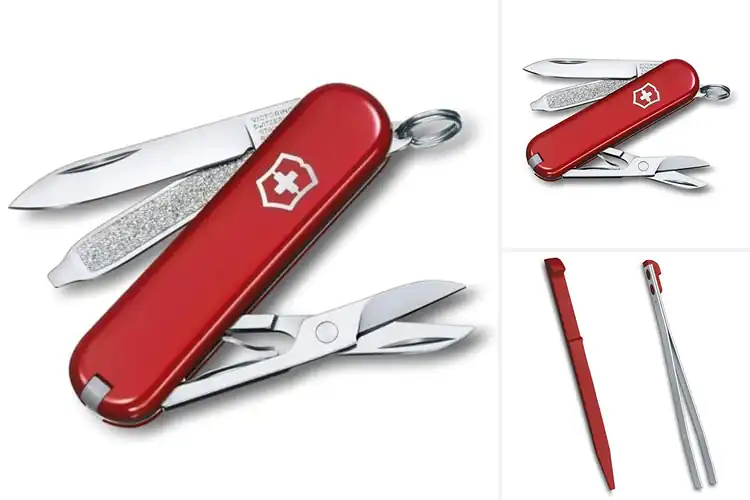 Detailed view of Best 58mm Swiss Army Knife Essentials