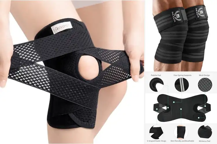 Detailed view of Best Adjustable Knee Wraps