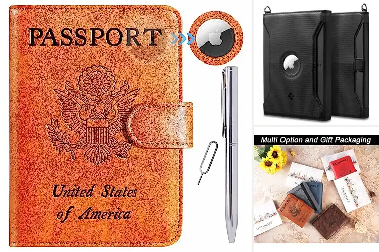 Detailed view of Best AirTag-Compatible Passport Holders