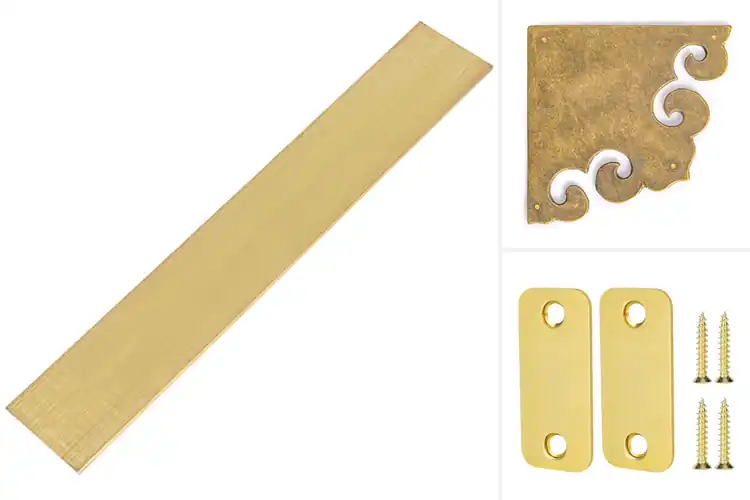 Detailed view of Best Architectural Restoration Brass Plates