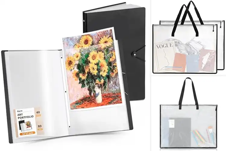 Detailed view of Best Artist Portfolio Folders