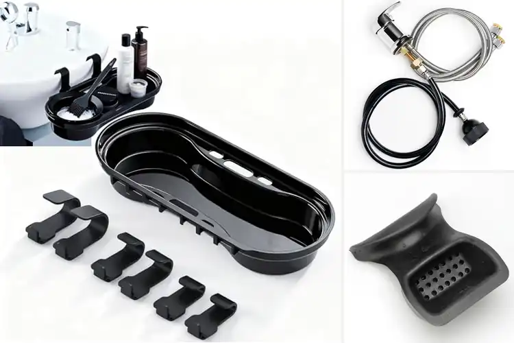 Detailed view of Best Beauty Salon Shampoo Bowl Accessories