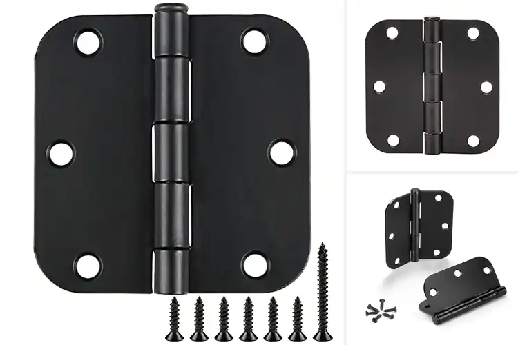 Detailed view of Best Black Hinges Included In Jamb for Sleek & Smooth Doors