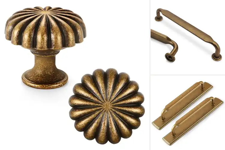 Detailed view of Best Brass Cabinet Hardware