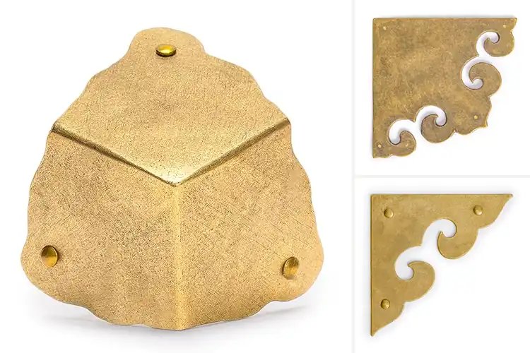 Detailed view of Best Brass Corner Plate Sets