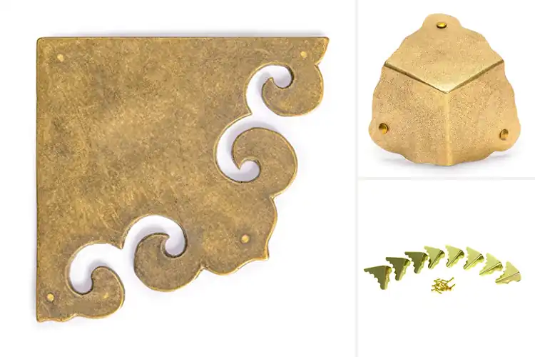 Detailed view of Best Brass Corner Plates For Furniture