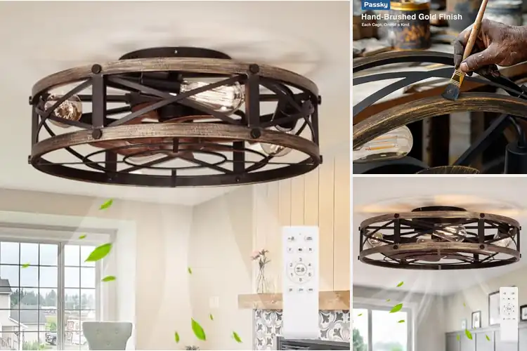 Detailed view of Best Caged Ceiling Fans