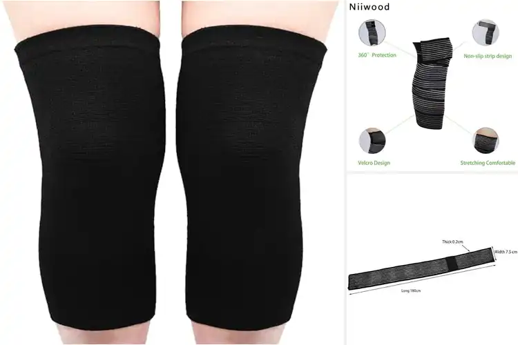 Detailed view of Best Comfort Knee Wraps