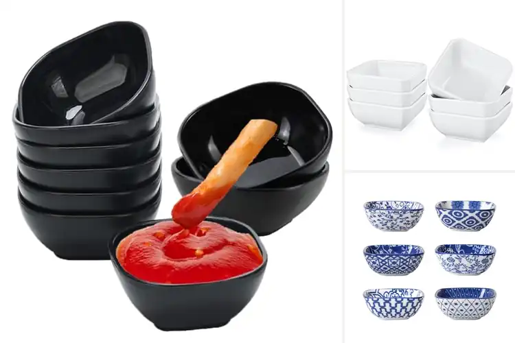 Detailed view of Best Compact Square Dipping Bowls: 10 Stylish Space-Savers