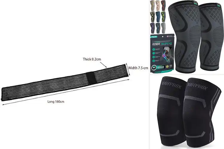 Detailed view of Best Compression Knee Wraps