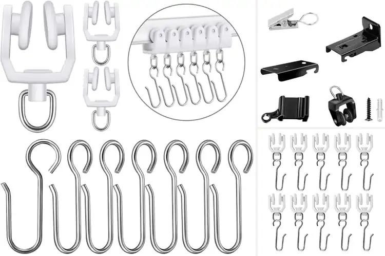 Detailed view of Best Curtain Track Hardware Sets