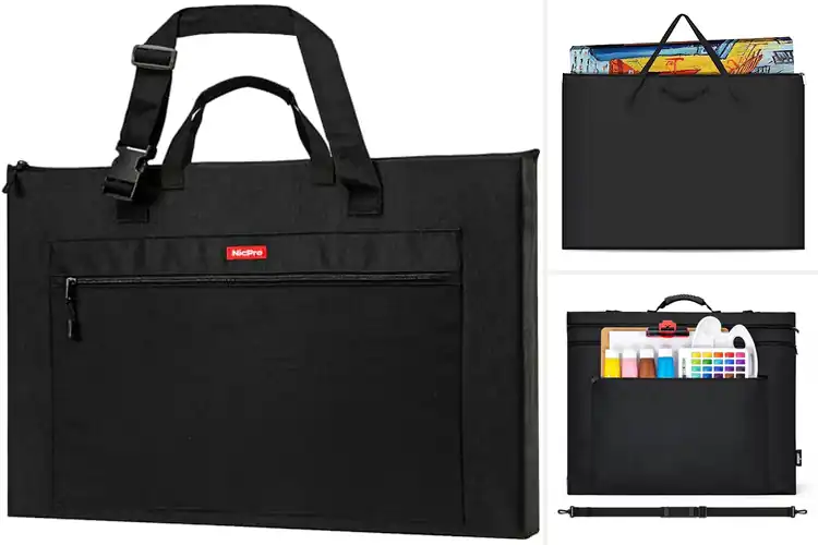 Detailed view of Best Drawing Portfolio Bags: Protect Your Art