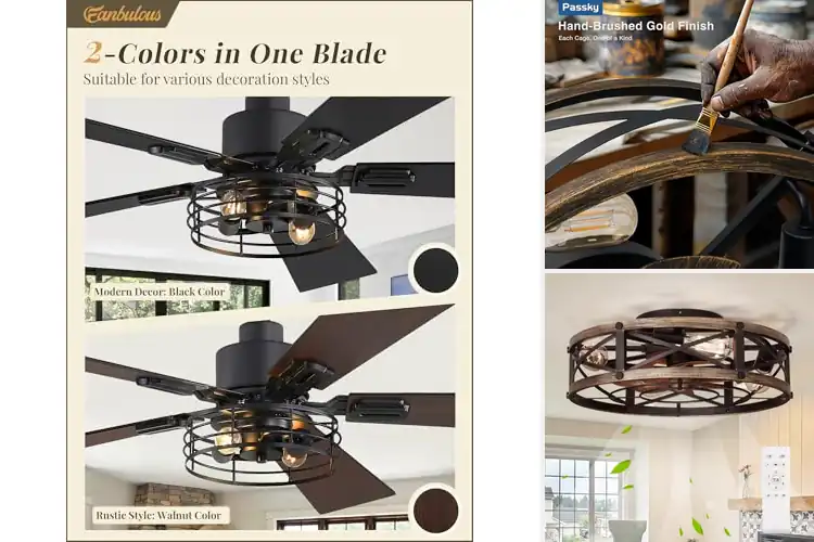 Detailed view of Best Farmhouse Ceiling Fans