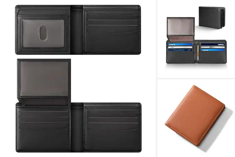 Detailed view of Best Faux Leather Wallets