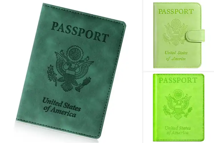 Detailed view of Best Green Passport Holders