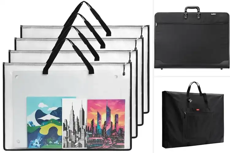 Detailed view of Best Heavy Duty Nylon Strap Portfolio Folders