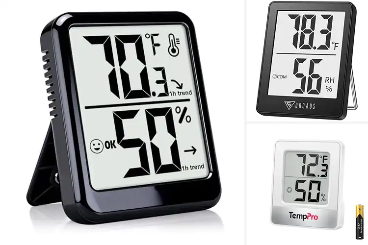 Detailed view of Best Home Office Thermometer Hygrometer