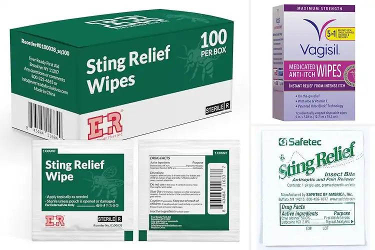 Detailed view of Best Itch Relief Wipes