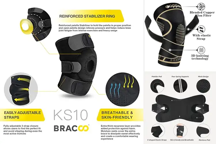 Detailed view of Best Knee Support Wraps