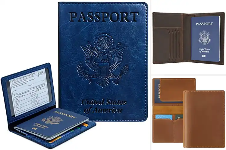 Detailed view of Best Leather Passport Holders