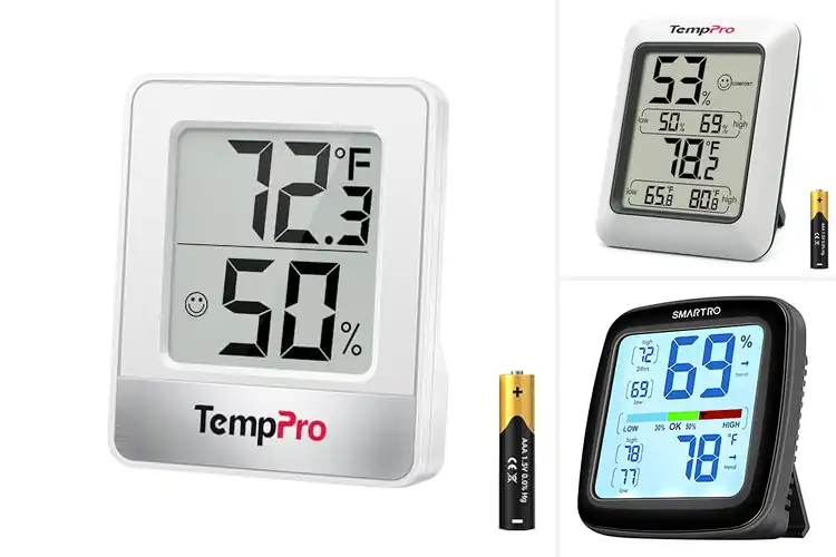 Detailed view of Best Living Room Thermometer Hygrometer