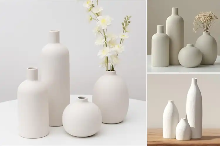 Detailed view of Best Minimalist Ceramic Vase Sets: Top 10 Elegant Picks