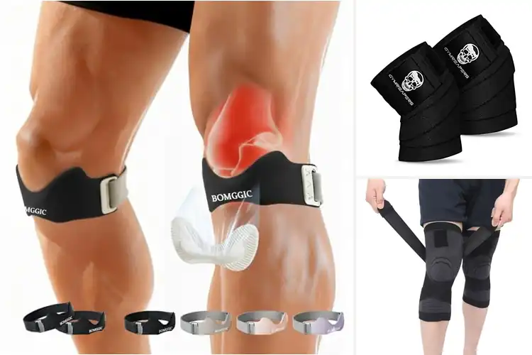 Detailed view of Best Non-Slip Knee Wraps for Secure Sports & Gym Support