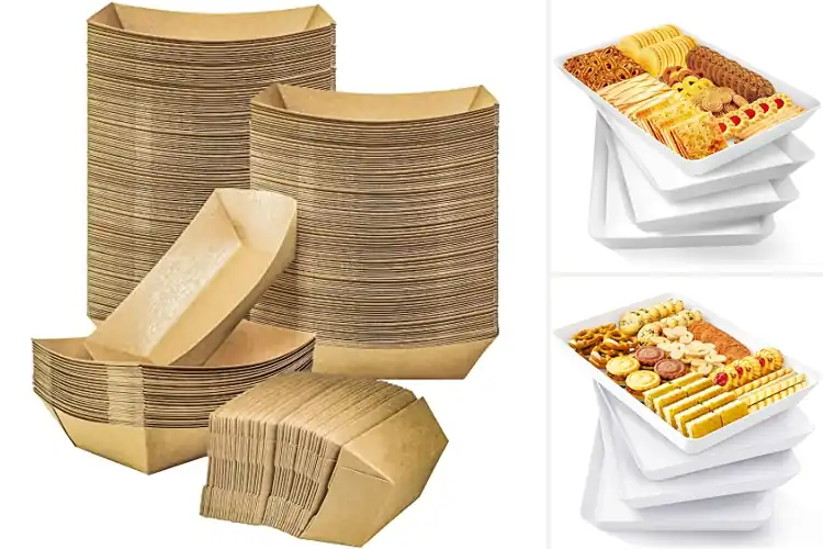 Detailed view of Best Party Plate Snack Trays