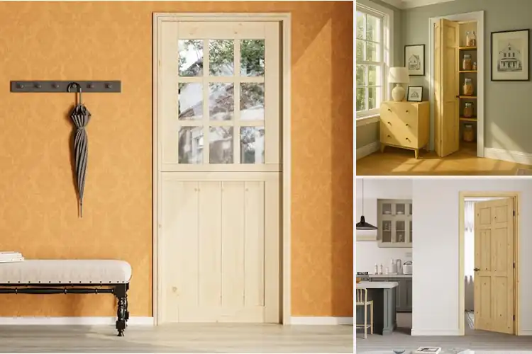 Detailed view of Best Pine Wood Doors