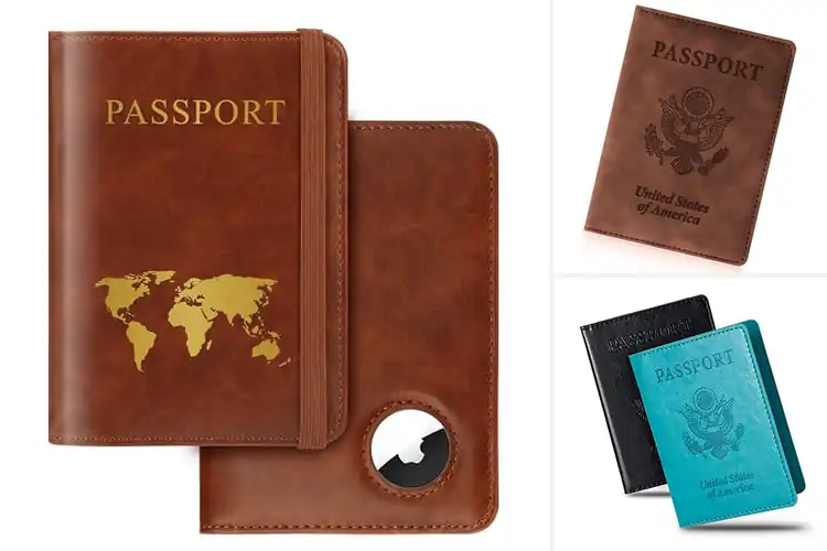 Detailed view of Best PU Leather Passport Holders