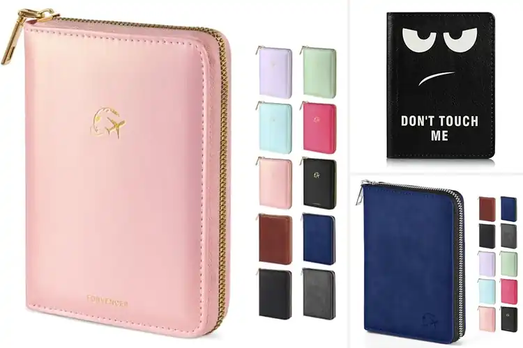 Detailed view of Best Reinforced Stitch Passport Cover