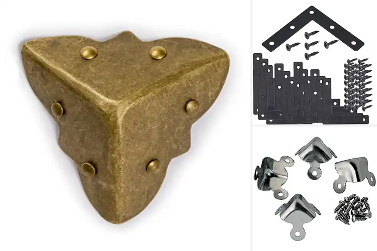 Detailed view of Best Restoration Corner Plates