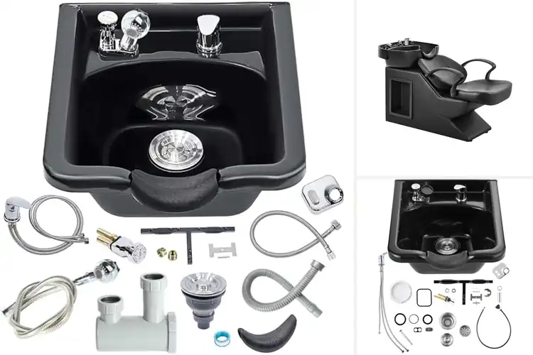 Detailed view of Best Salon Shampoo Sinks