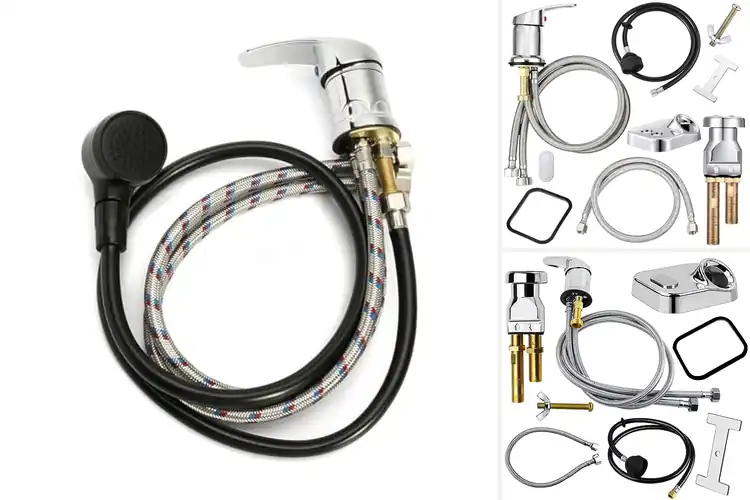 Detailed view of Best Salon Washing Station Faucets