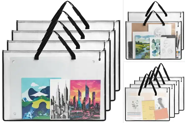 Detailed view of Best Semi Transparent Art Portfolio Bags