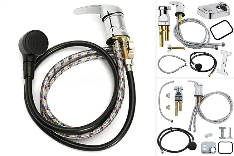 Detailed view of Best Shampoo Bowl Faucet Set