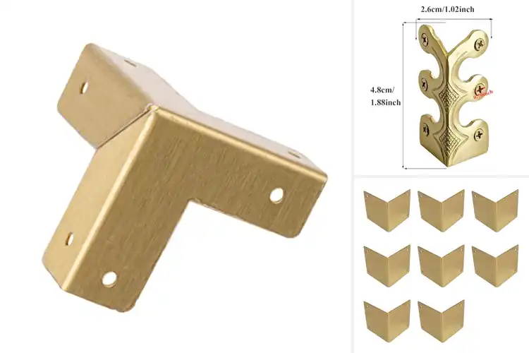Detailed view of Best Solid Brass Corner Protectors