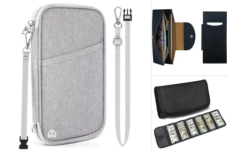 Detailed view of Best Travel Card And Cash Organizer