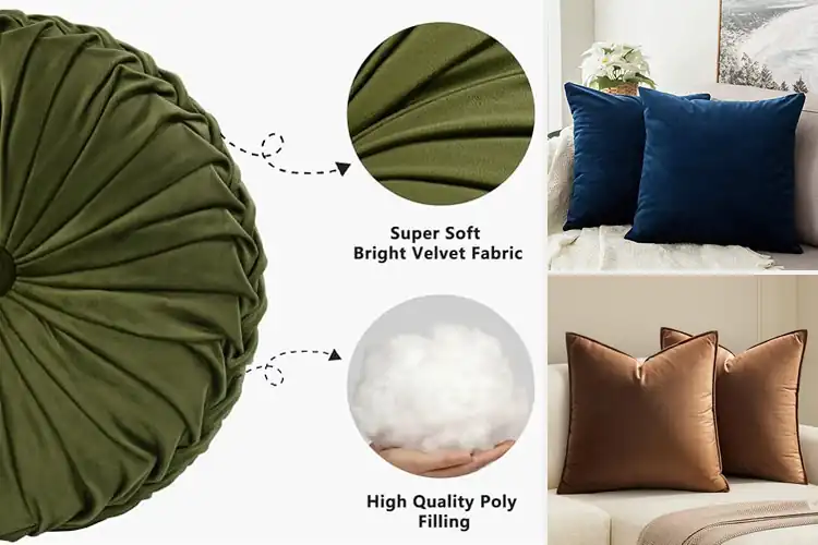 Detailed view of Best Velvet Pillows: Elevate Your Home Decor Instantly