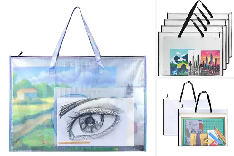 Detailed view of Best Vinyl Art Storage Bags