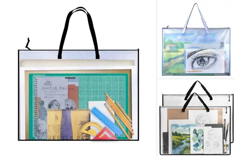 Detailed view of Best Vinyl Portfolio Bags
