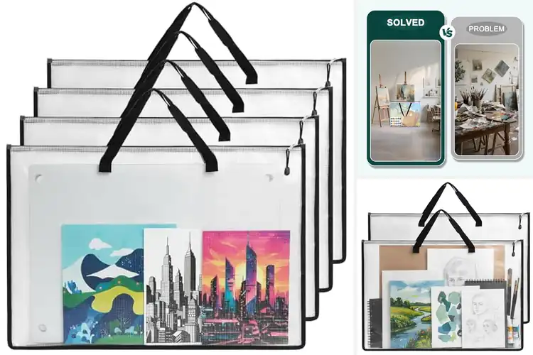 Detailed view of Best Waterproof Zippered Poster Bags
