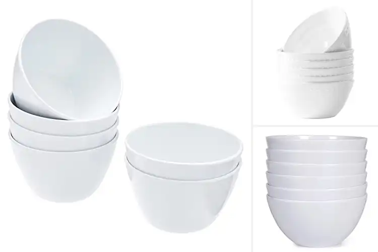 Detailed view of Best White Melamine Bowls for Stylish, Easy Everyday Dining