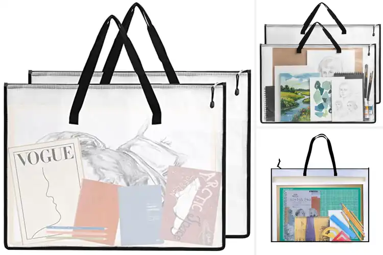 Detailed view of Best Zippered Art Folders: Protect & Organize Your Creations