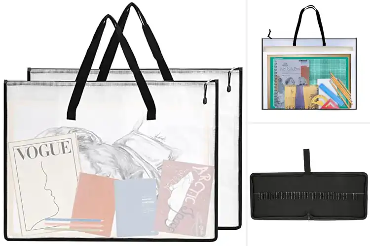 Detailed view of Best Zippered Art Holders