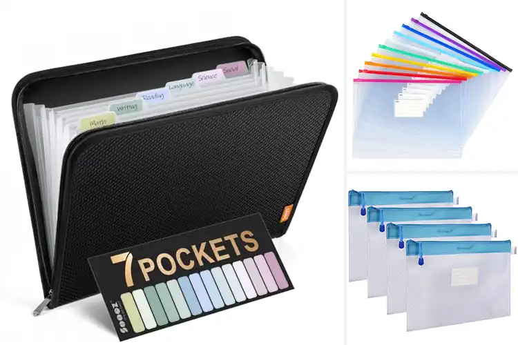 Detailed view of Best Zippered Folders: Keep Papers Safe & Organized