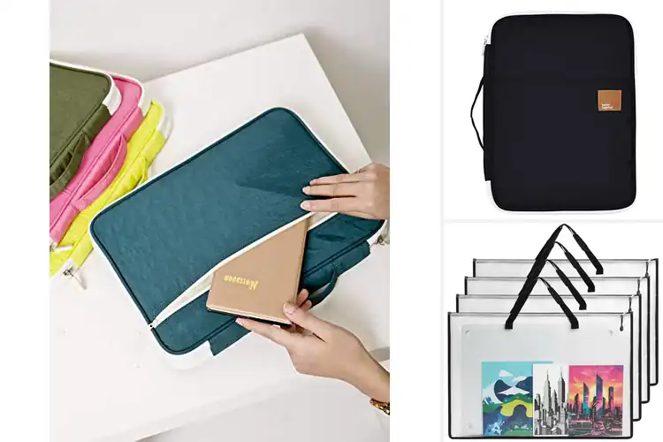 Detailed view of Best Zippered Portfolio Bags