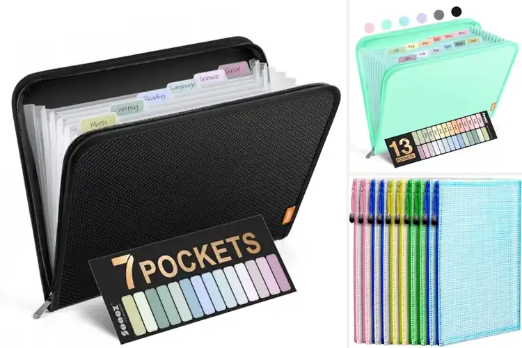 Detailed view of Best Zippered Storage Folder