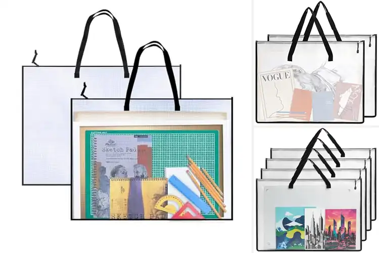 Detailed view of Best Zippered Storage Organizer for Artwork